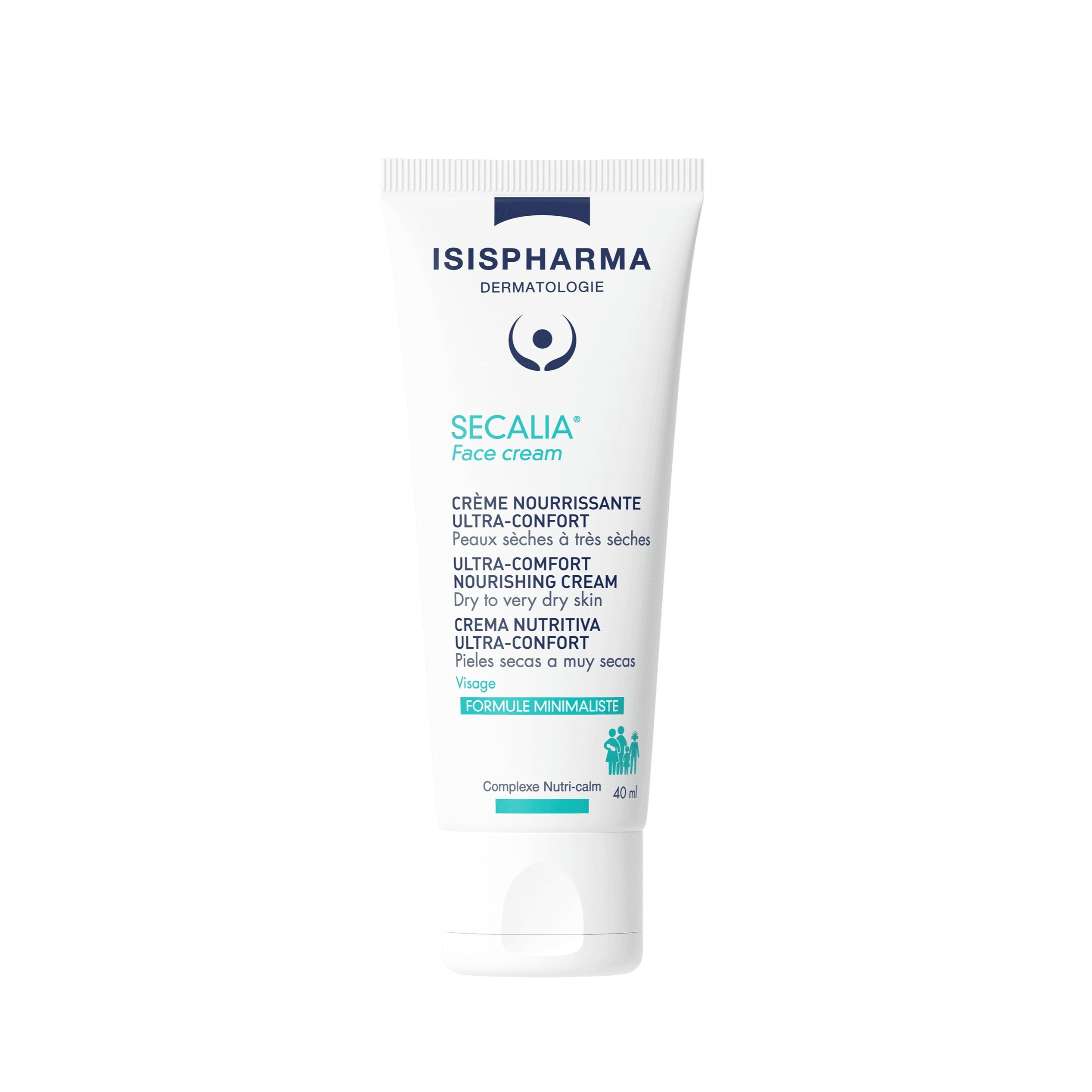 ISISPHARMA SECALIA Face Cream Ultra-comfort nourishing cream Dry to very dry skin 40ml  اسس فارما كريم مرطب يغذي البشرة ويعزز حاجزها مناسب للبشرة الجافة الى شديدة الجفاف