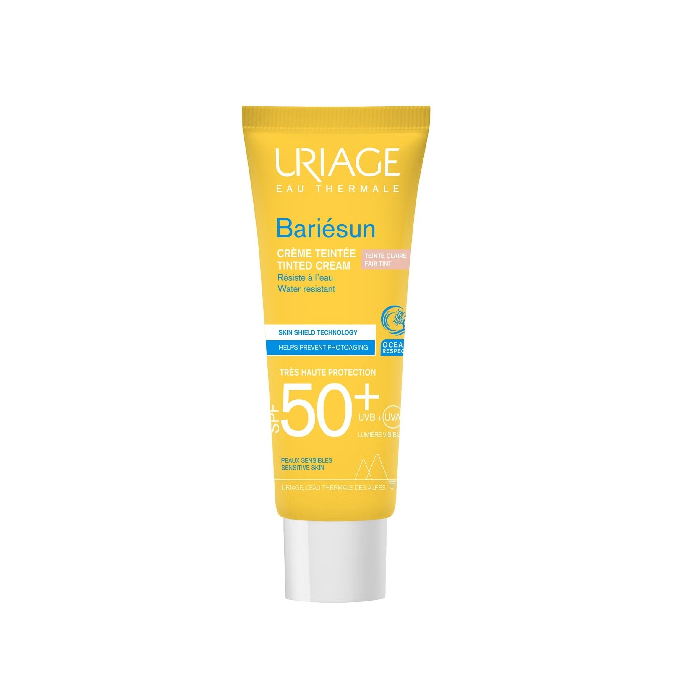 URIAGE BARIESUN Tinted Cream SPF50+ Fair Tint 50ml  يورياج واقي شمس ملون يرطب ويعزز اشراقة البشرة